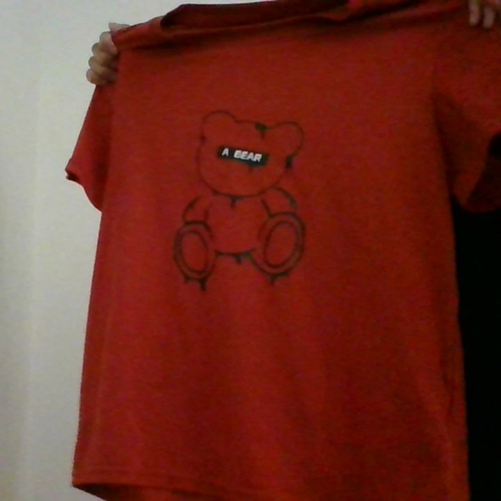 Shein graphic tee (red)